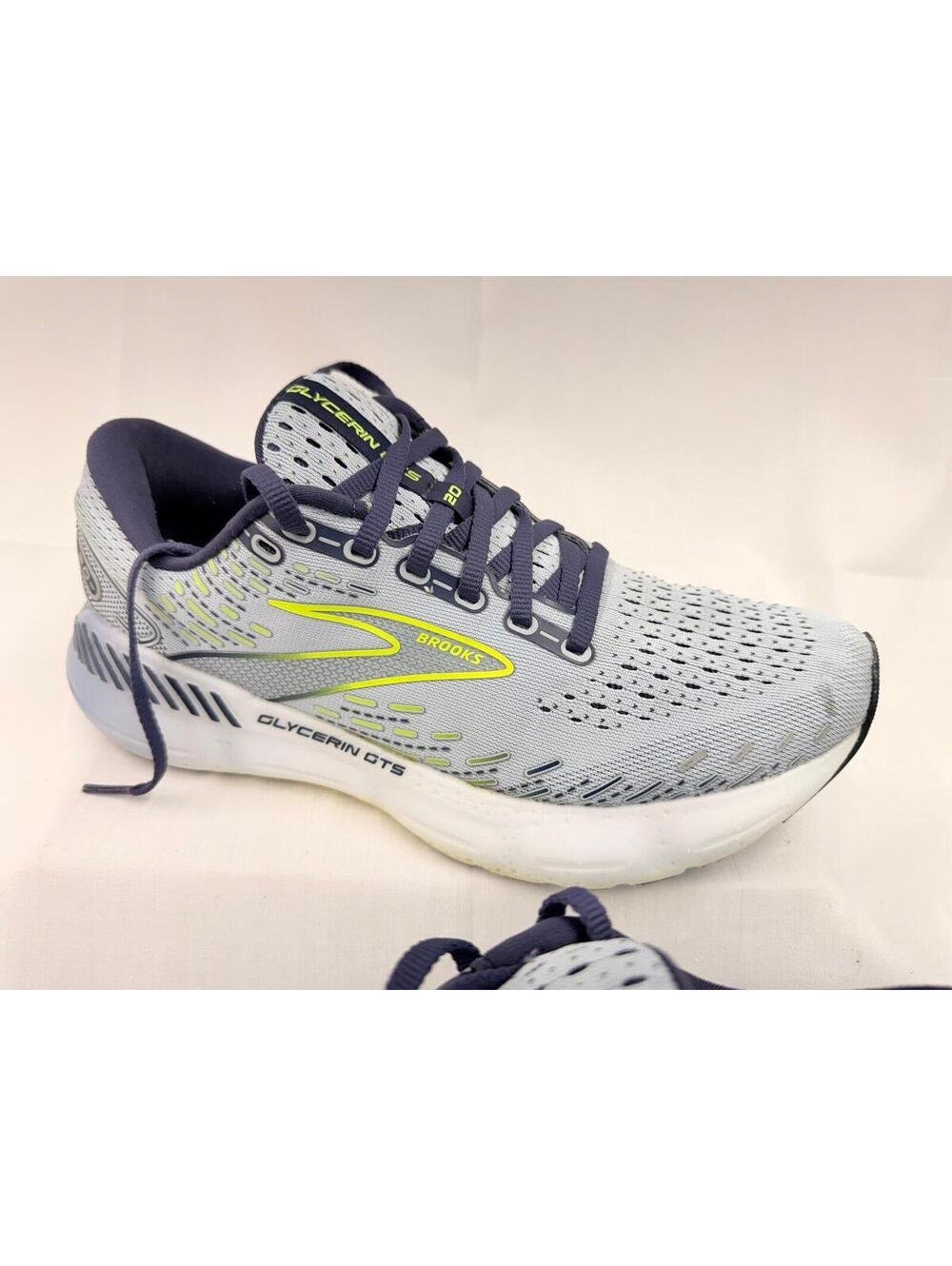 Brooks Glycerin 20 Sneakers Womens 9 B Blue Mesh Running Walking Comfort Shoes - Picture 2 of 9